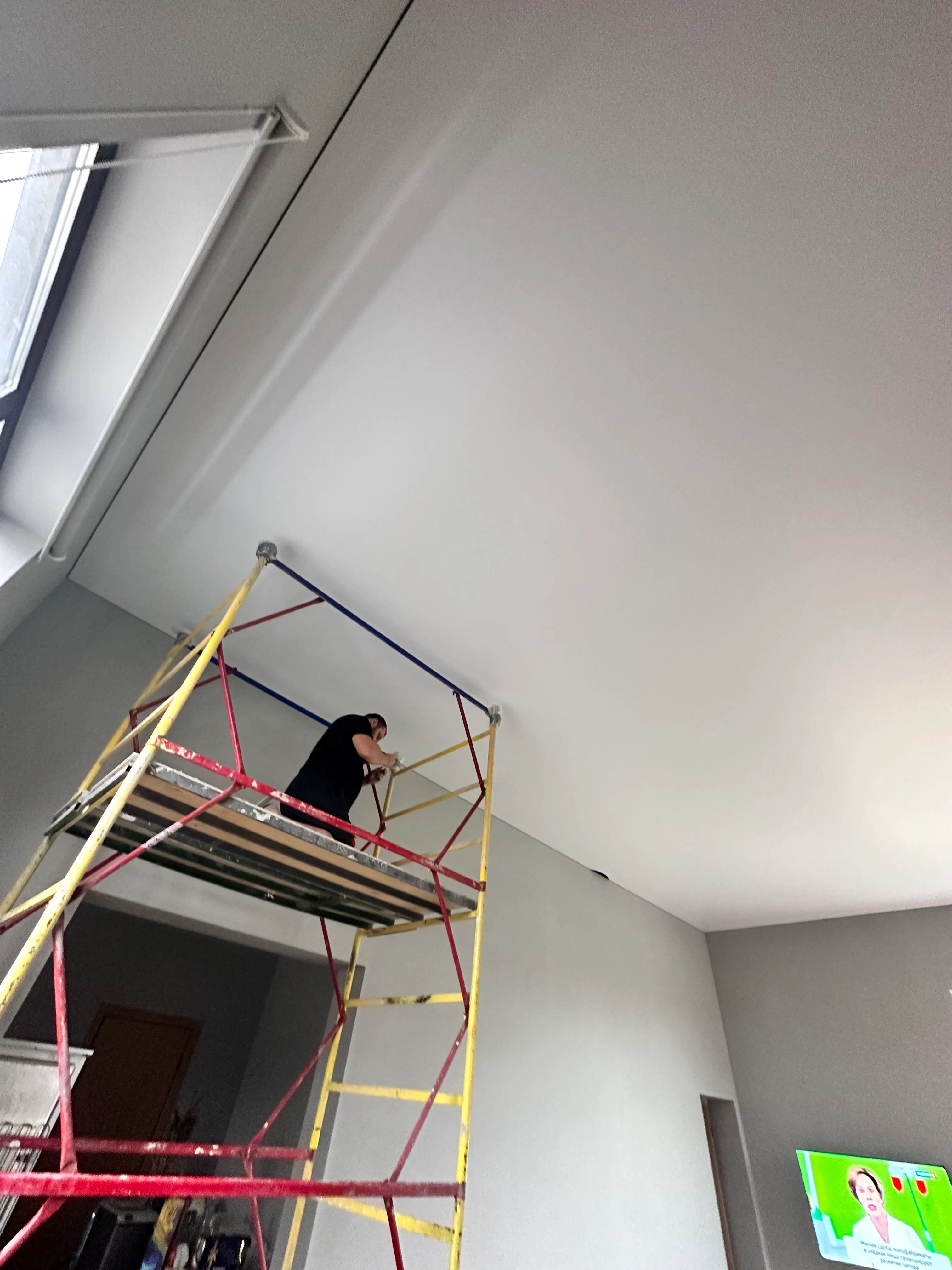 Процесс работы на вышке